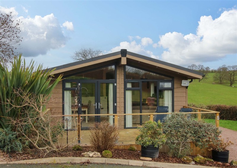 This is the setting of The Hedgerows - Hillview Lodges at The Hedgerows - Hillview Lodges, Cleobury Mortimer