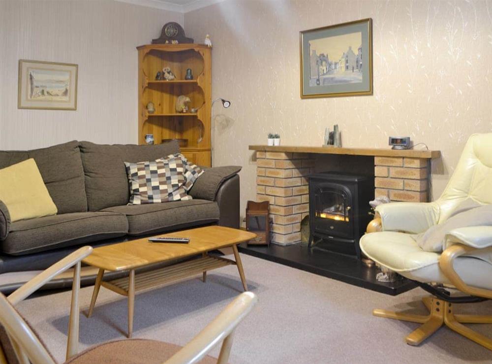 Welcoming living room at The Helm at Thurso Bay in Thurso, Caithness