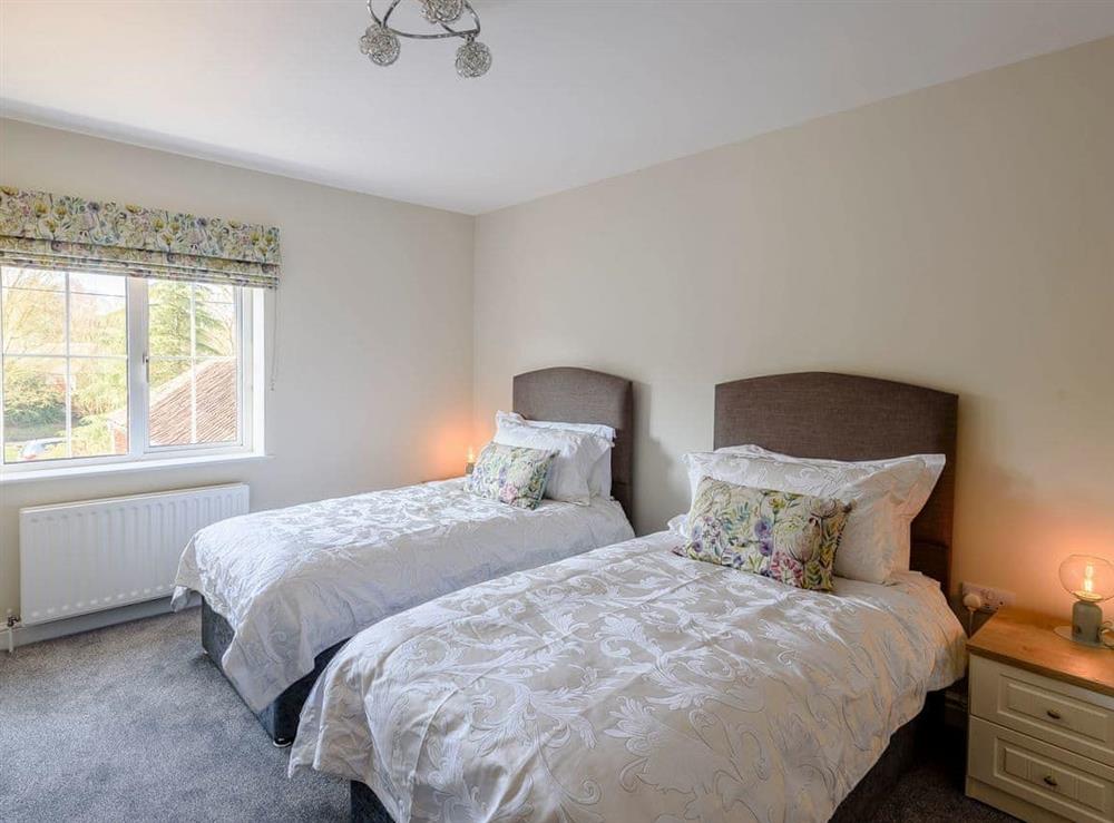Twin bedroom at The Hemmels in Brinkhill, Lincolnshire