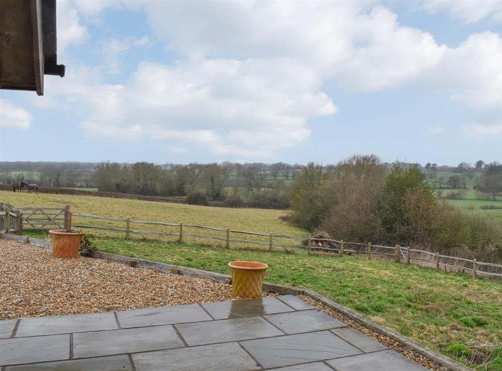 Outdoor area at The Hen House in Pulborough, West Sussex