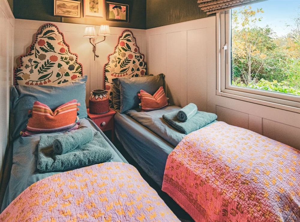 Twin bedroom at The Herdsman in Barden, North Yorkshire