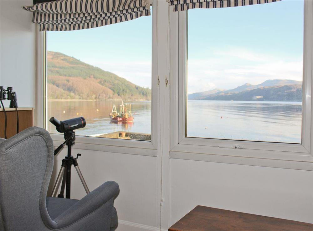 Ideal spot for birdwatching at The Heron in Dunoon, Argyll