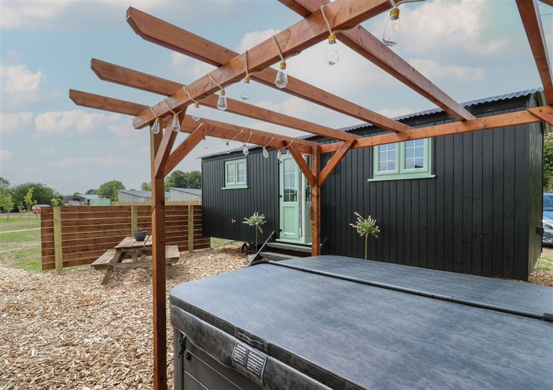 Enjoy a glass of wine on the patio