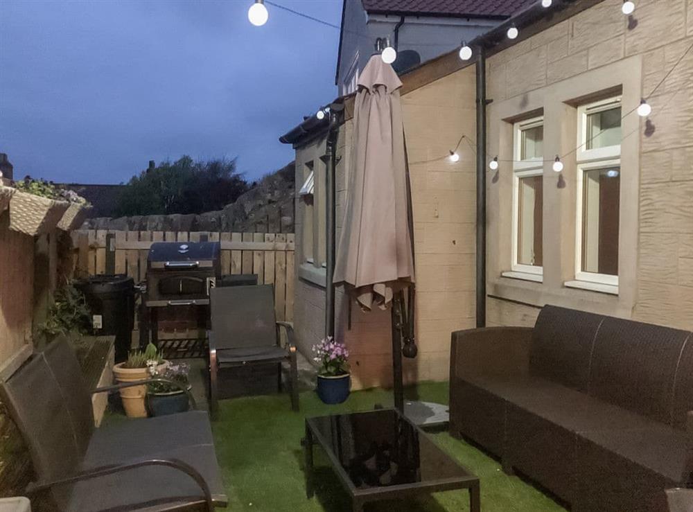 Outdoor area at The Hideaway in Anstruther, Fife