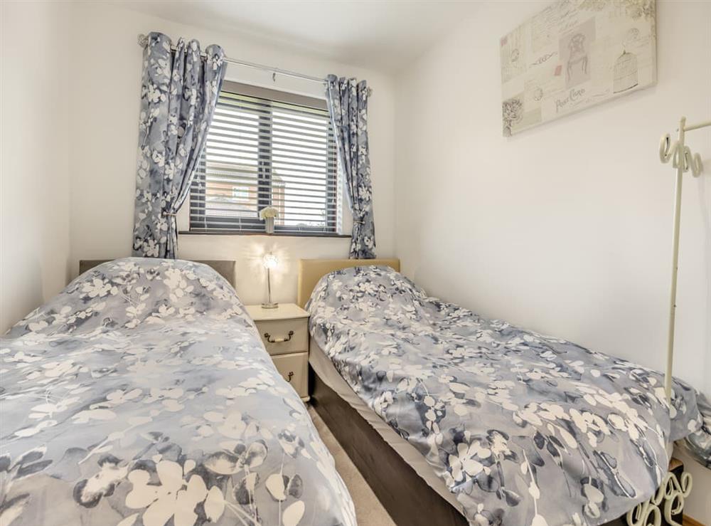 Twin bedroom at The Hideaway in Chapel St. Leonards, near Skegness, Lincolnshire