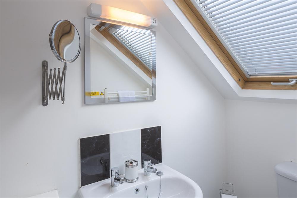 En suite shower room at The Hideaway in , Dartmouth