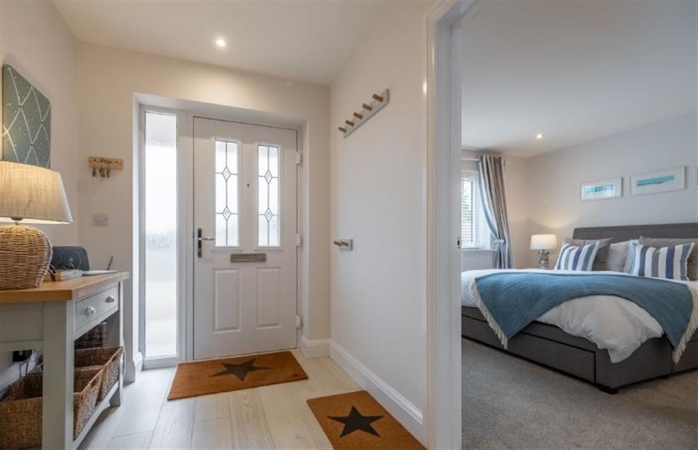 Ground floor: The master bedroom leads off the hallway at The Hideaway, Docking near Kings Lynn
