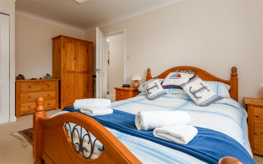 One of the 2 bedrooms at The Hideaway in Milford On Sea