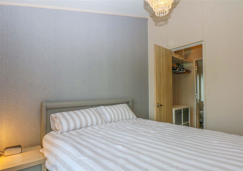 This is a bedroom at The Hideaway, Pwllheli