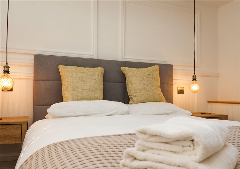 This is a bedroom at The Hideaway, Saxmundham