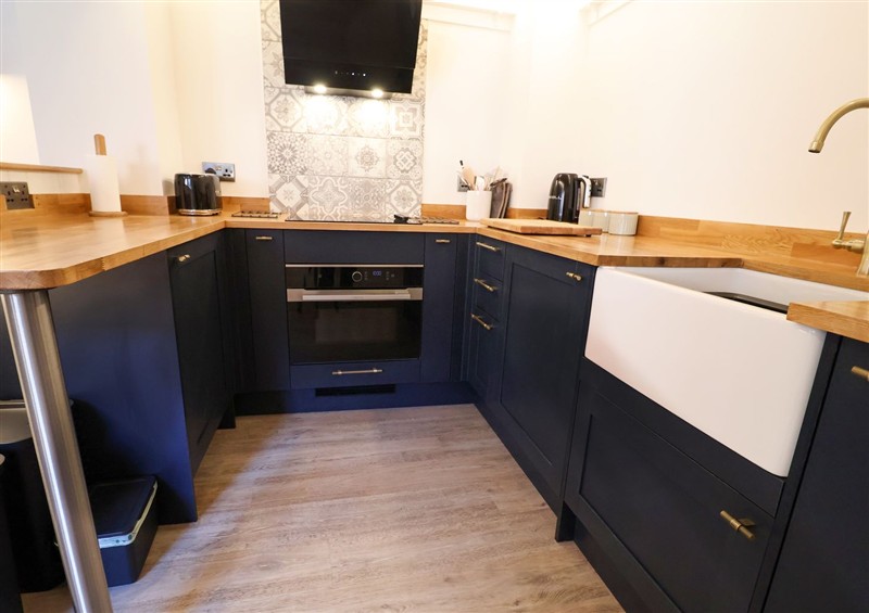 This is the kitchen at The Hideaway, Saxmundham