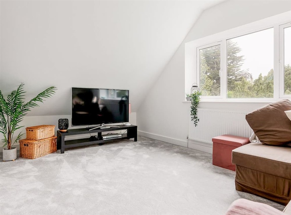 Living area at The Hideout in Poole, near Bournmouth, Dorset