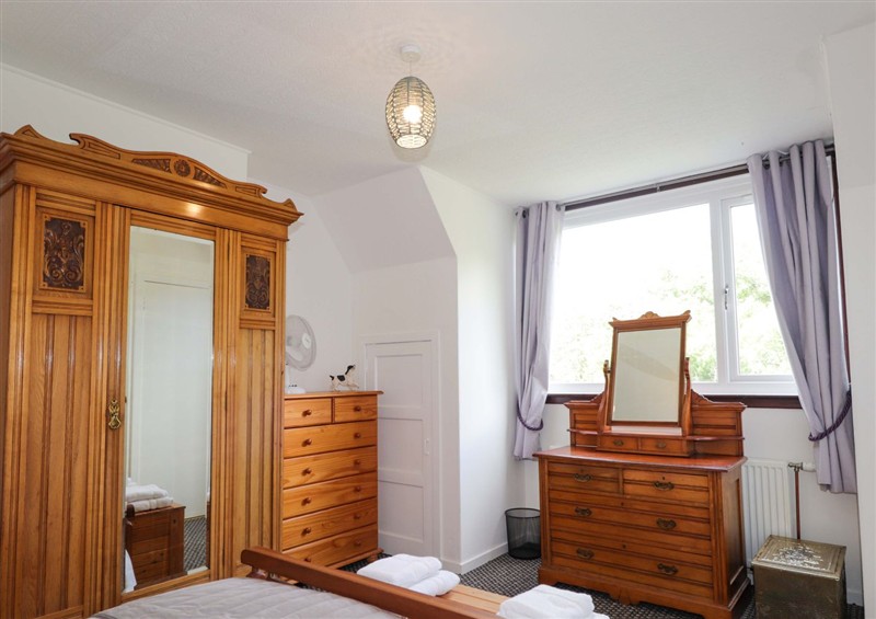 One of the bedrooms at The Highlander, Dornie