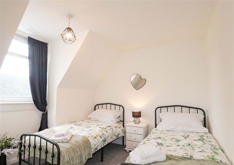 This is a bedroom at The Highlander, Dornie