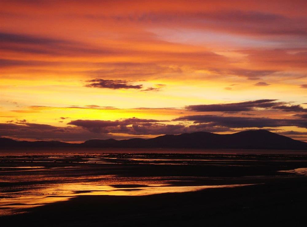 Sunset at The Hill in Allonby, Cumbria