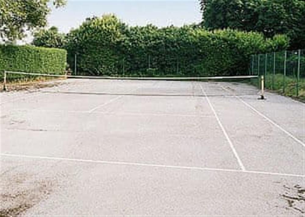 Tennis court at The Hill Coachouse in Barrow-on-Trent, Derbyshire