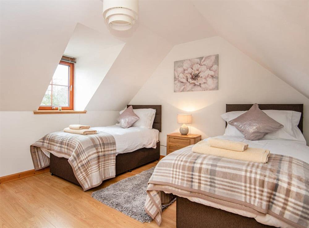 Twin bedroom at The Hive in Dornoch, Sutherland