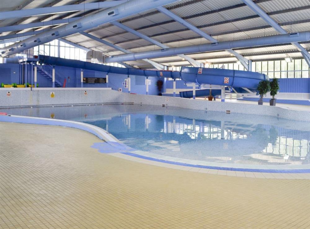 On-site indoor swimming pool at The Hive in Warmwell, near Dorchester, Dorset