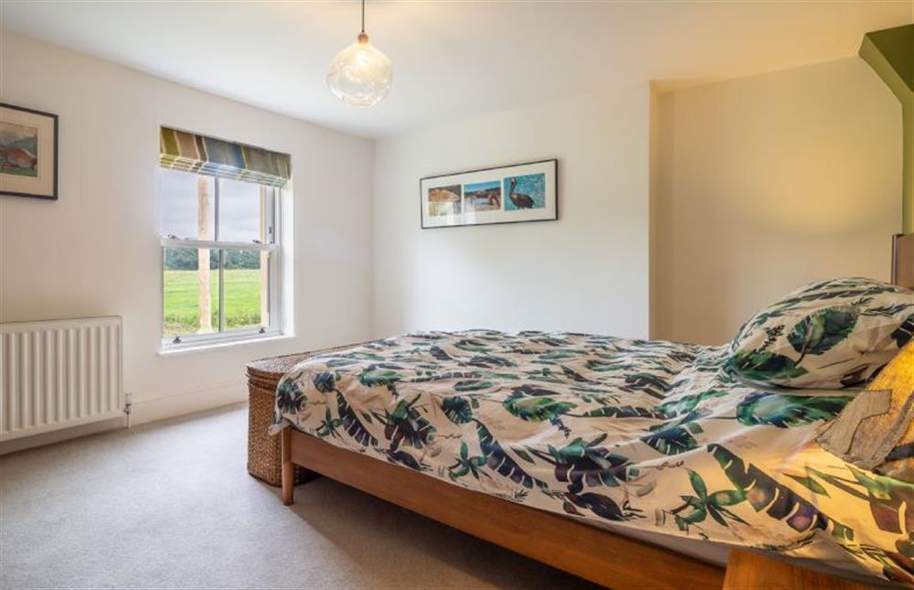 First floor: King-size bedroom at The Hogg and Apple Store, East Rudham near Kings Lynn