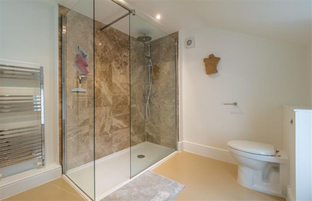 First floor: Shower room at The Hogg and Apple Store, East Rudham near Kings Lynn