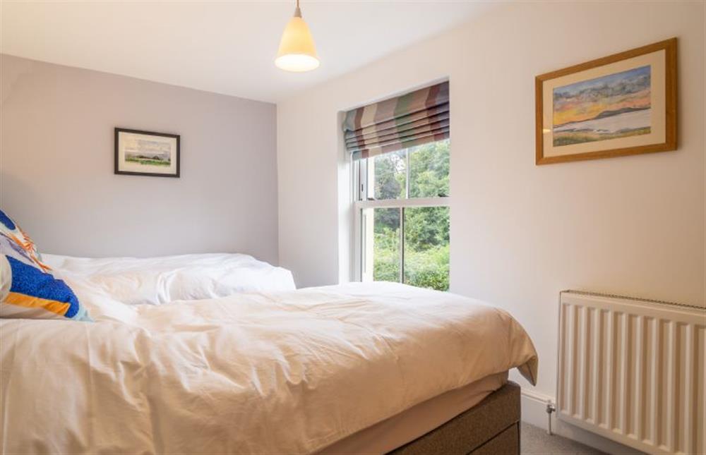 First floor: Twin bedroom at The Hogg and Apple Store, East Rudham near Kings Lynn