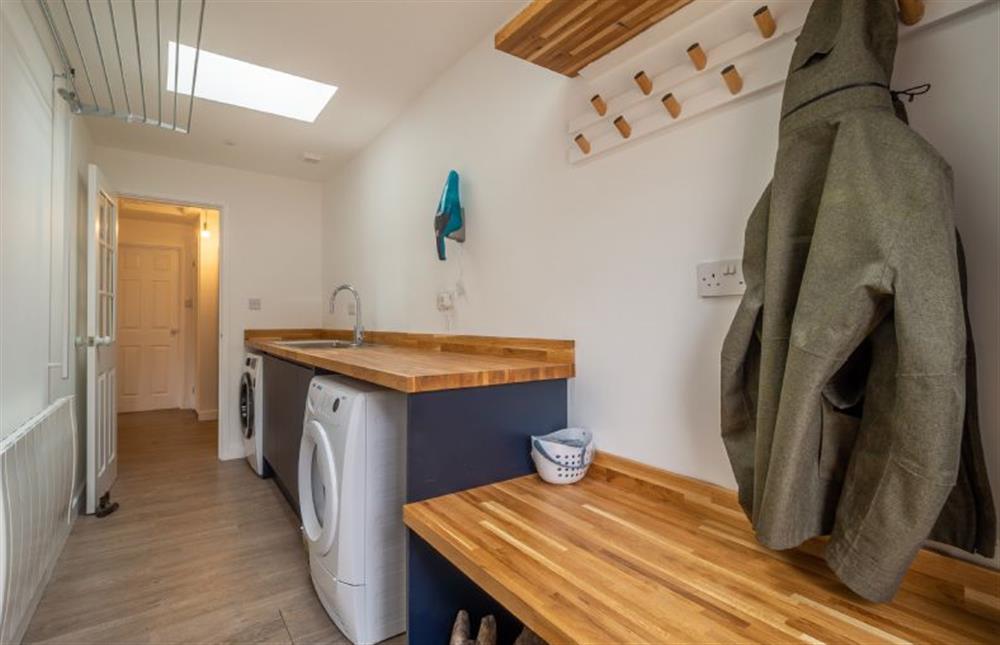Ground floor: The utility and boot room at The Hogg, East Rudham near Kings Lynn