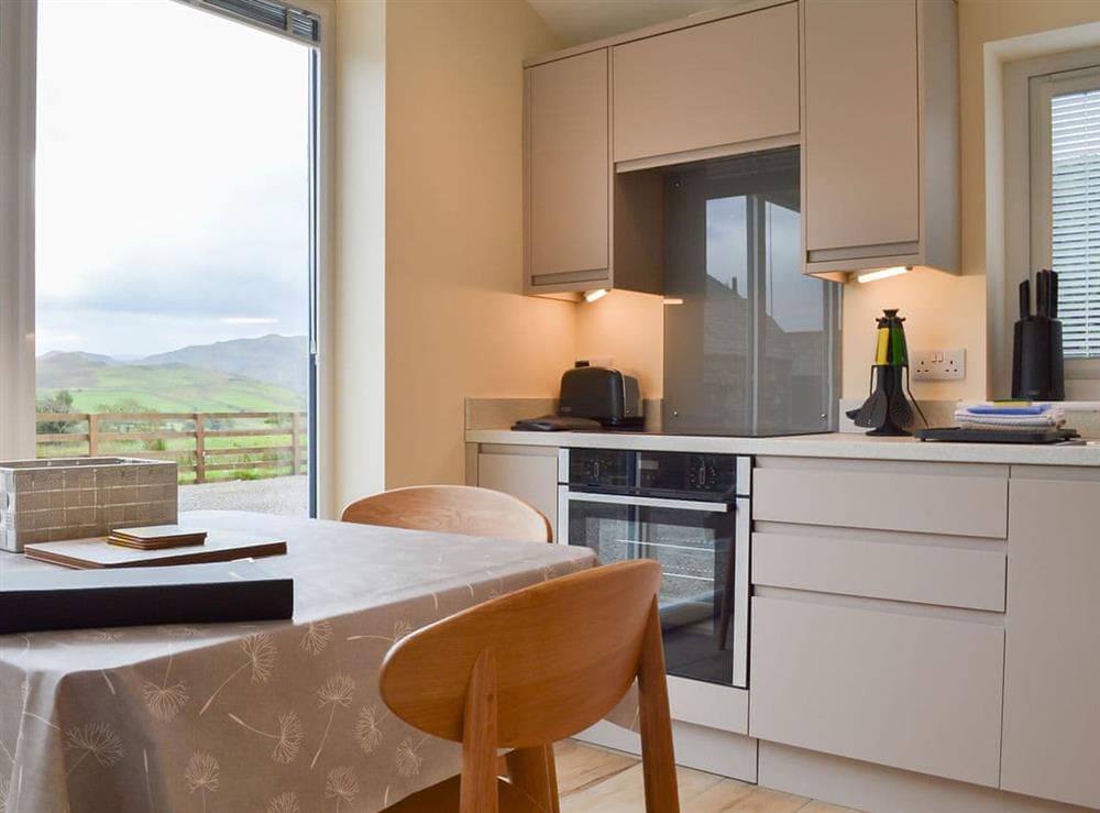 The Annexe kitchen/dining area at The Hoggest and Annexe in Threlkeld, near Keswick, Cumbria
