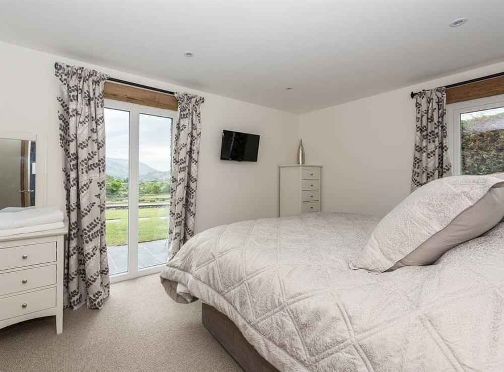 Double bedroom at The Hoggest in Threlkeld, near Keswick, Cumbria