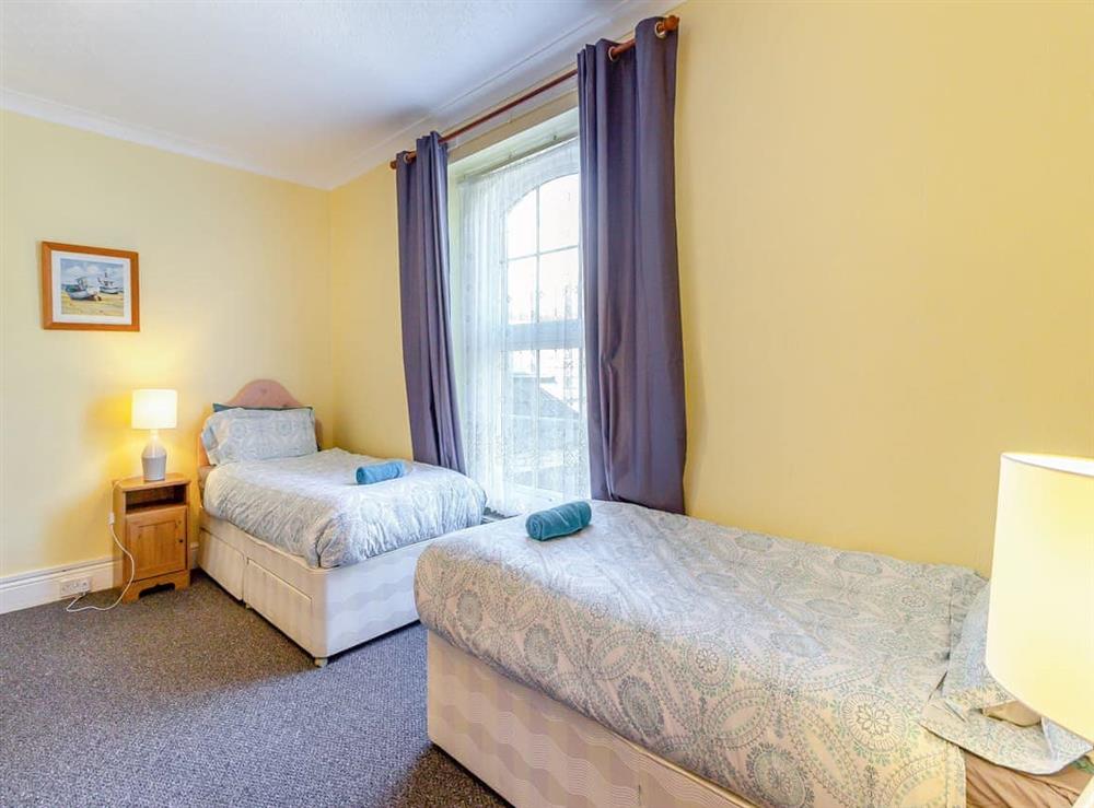 Twin bedroom at The Hollies 2 in Horton, near Swansea, West Glamorgan