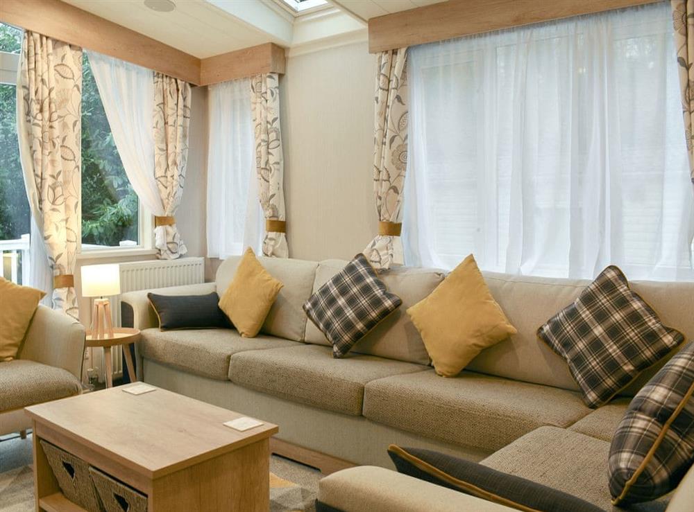 Living area (photo 2) at The Hollies Lodge in Prenteg, Porthmadog, Gwynedd