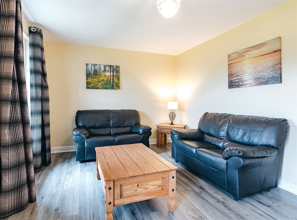 Living area at The Hollies Netley Hall in Church Stretton, Shropshire