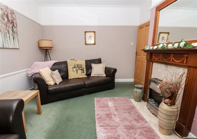 The living area at The Hollies, Prestatyn