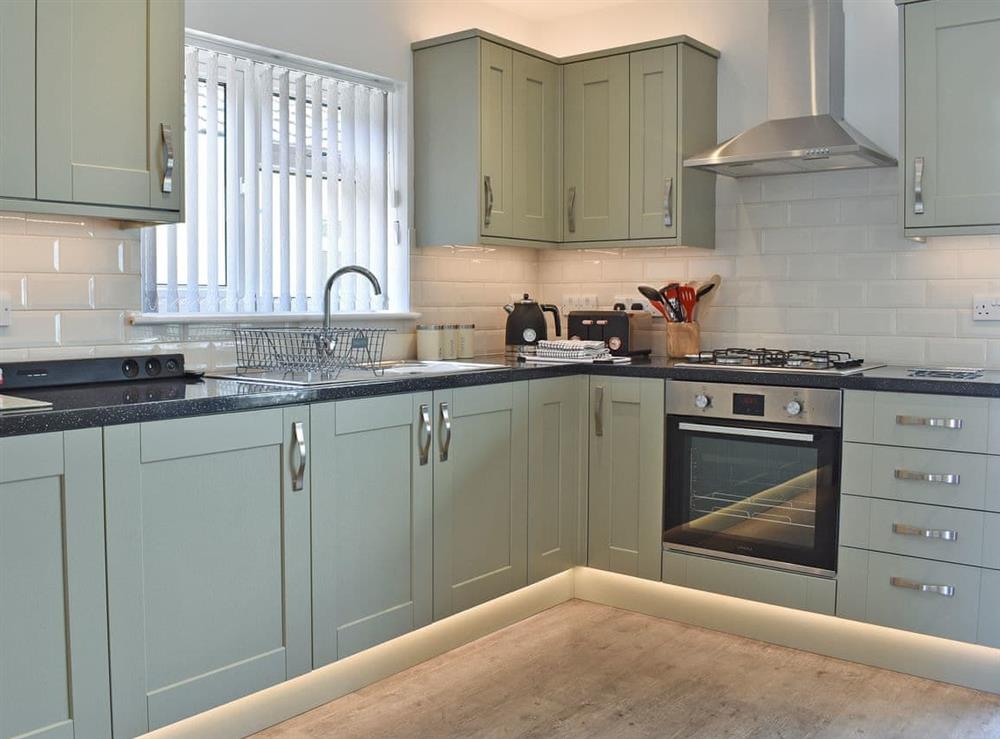 Superbly renovated kitchen area at The Hollies in St Austell, Cornwall