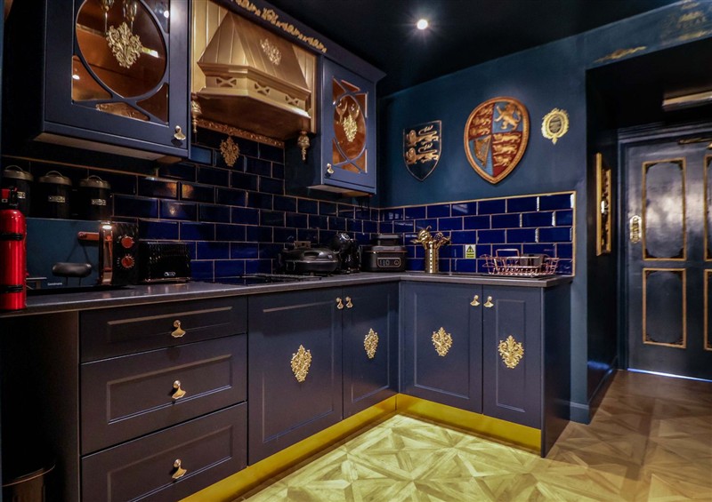 The kitchen at The Hollow, Holywell