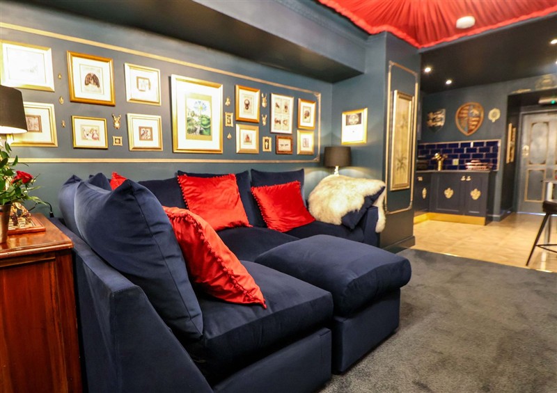 The living room at The Hollow, Holywell