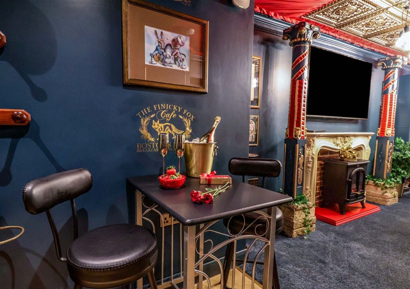This is the living room at The Hollow, Holywell