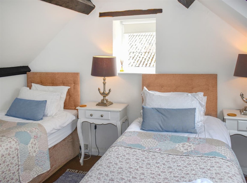 Twin bedroom at The Holt in Sidmouth, Devon