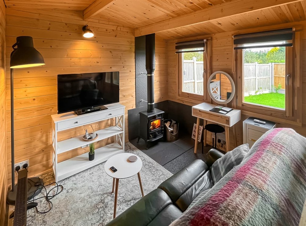 Open plan living space at The Homestead Compact in Finglesham, Deal, Kent
