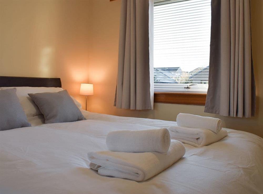 Double bedroom at The Hoolit in Crieff, Perthshire