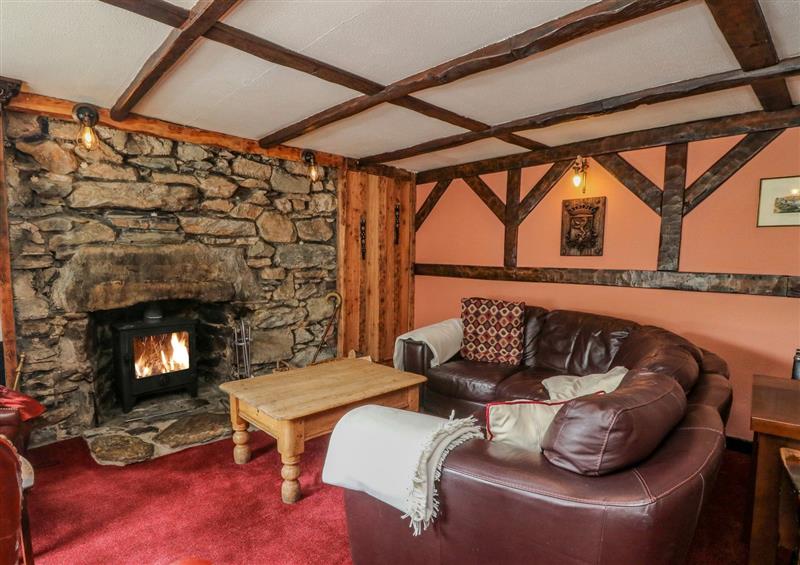 Relax in the living area at The House at Bridge of Lochay, Killin