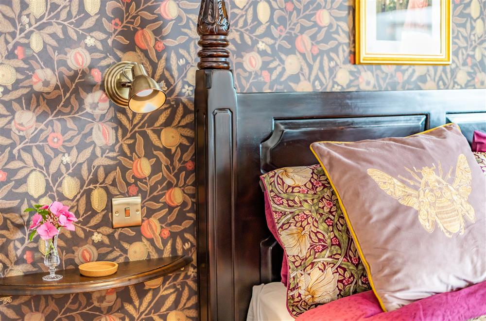 Bedrooms fours’ characterful interior  at The House of Black and White, Great Torrington