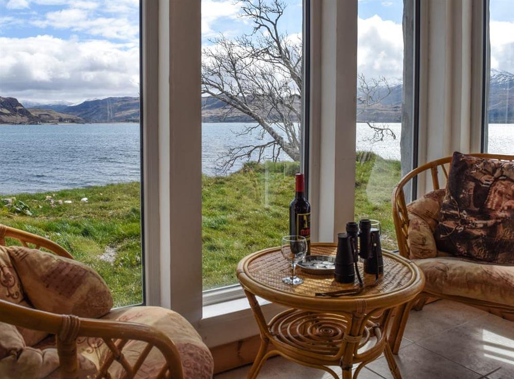 Sitting room at The House on the Point in Kylerhea, Isle Of Skye