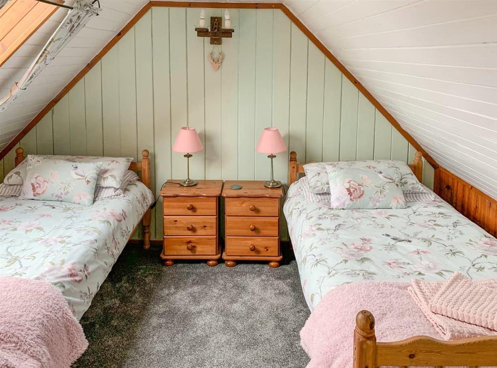 Twin bedroom at The House on the Point in Kylerhea, Isle Of Skye