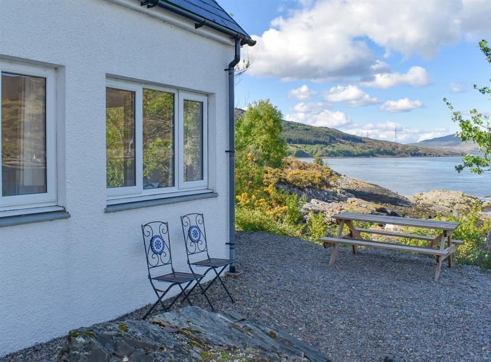 Outdoor area at The House on the Slip in Kylerhea, Isle Of Skye