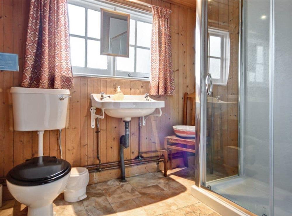 Bathroom at The Hunting Lodge in Gentrool, near Newton Stewart., Wigtownshire