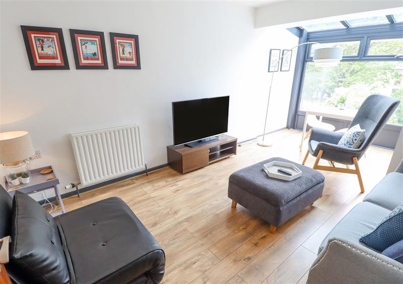 Relax in the living area at The Imps Pad, Lincoln