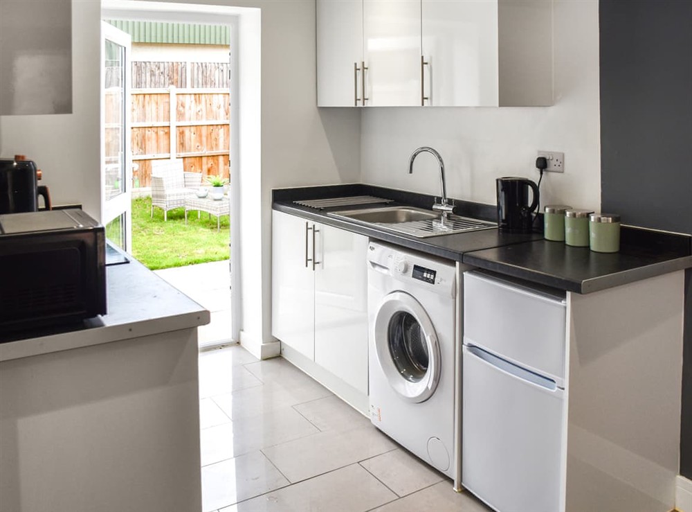 Kitchen at The Ivy Bungalow in Little Dunham, near Kings Lynn, Norfolk