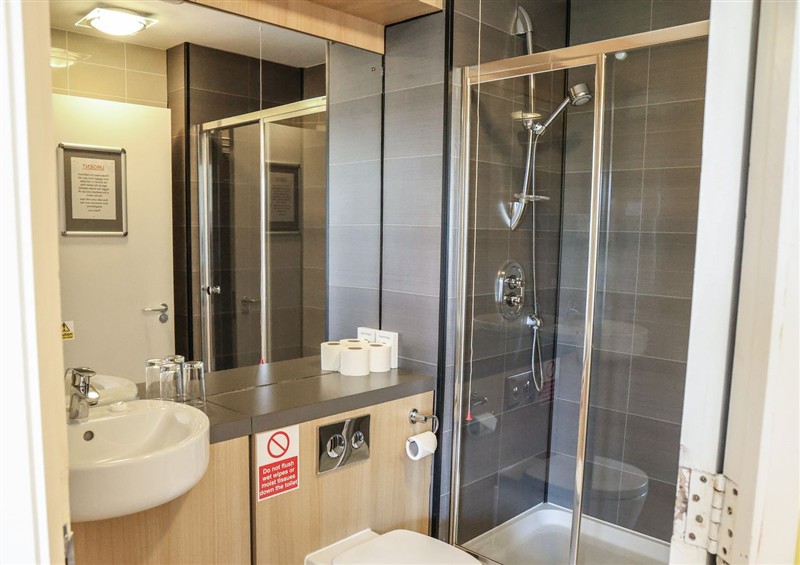 The bathroom at The Jubilee Roost at Eamont Park, Penrith