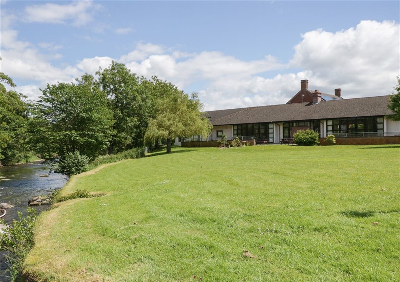 This is the garden at The Jubilee Roost at Eamont Park, Penrith