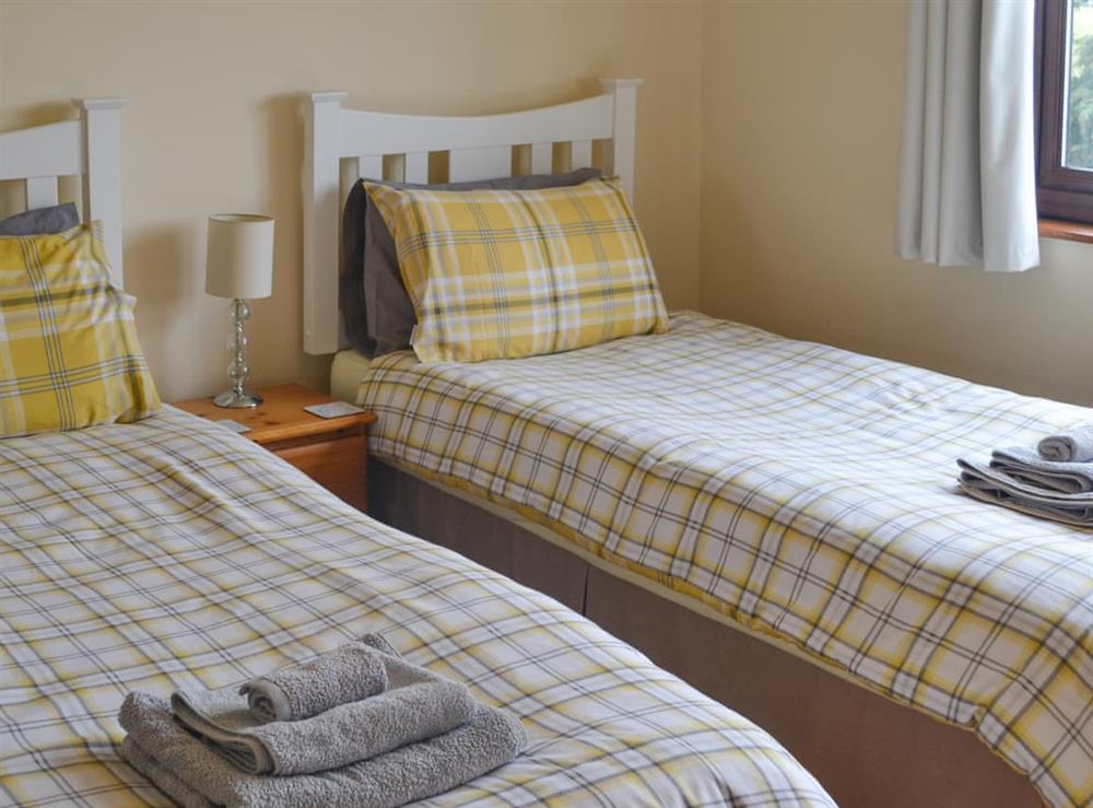 Twin bedroom at The Junipers in Tain, Ross-Shire